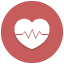 Heart beat icon